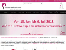 Tablet Screenshot of friseur-einkauf.com